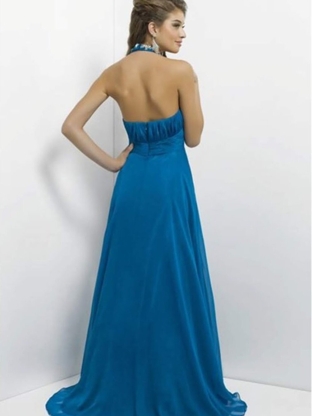 Blush Prom X139 Size 16 Blue Dress - Picture 2 of 7